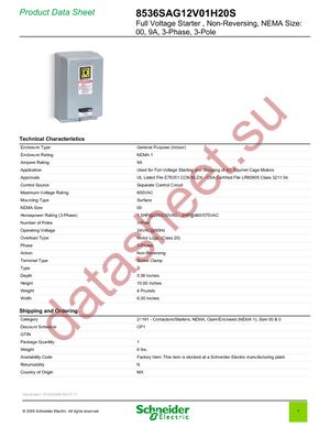 8536SAG12V01H20S datasheet  